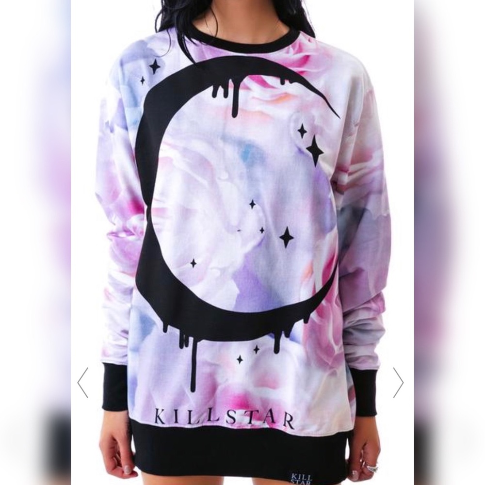 Killstar Pastel Moon Sweatshirt